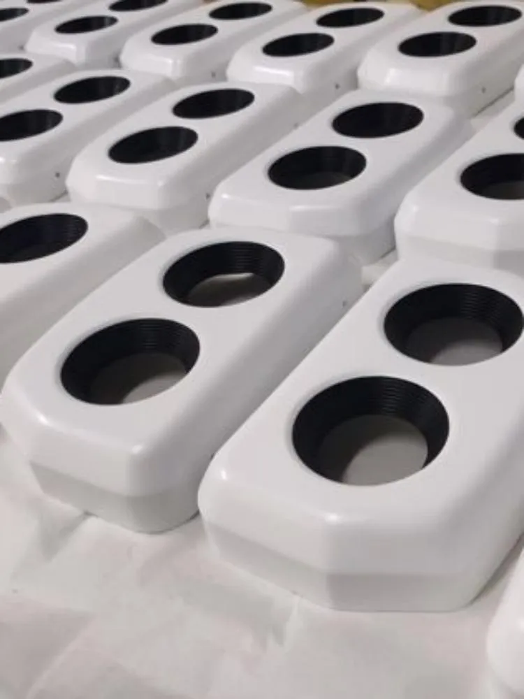 Custom Urethane Casting with Smooth White Paint Coating and Surface Treatment