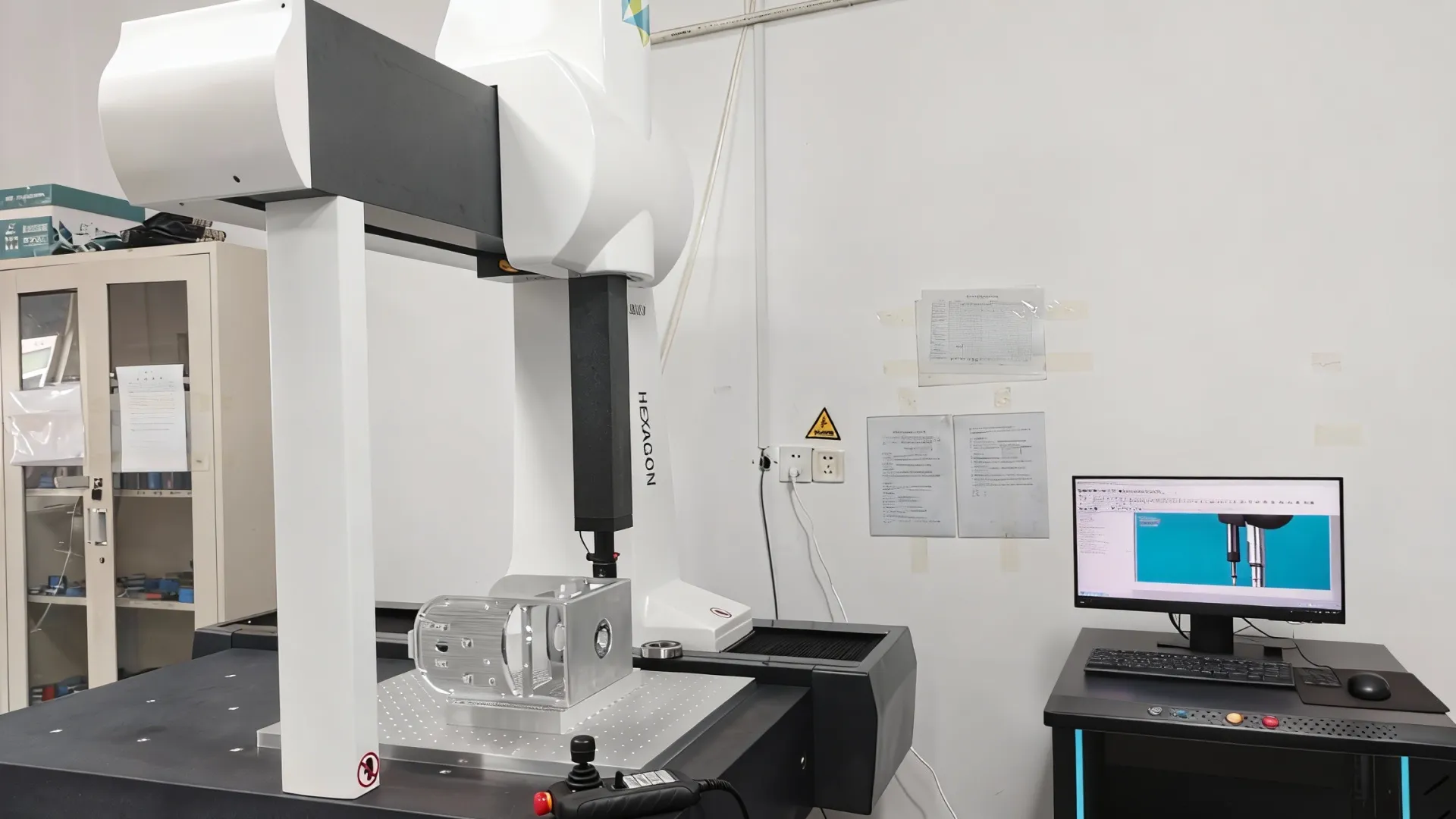 Professional CMM measurement services for machined aluminum parts, showcasing our commitment to manufacturing accuracy.